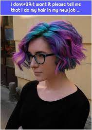 I Don T Want It Please Tell Me That I Do My Hair In My New Job Hair Styles Dyed Hair Short Hair Styles