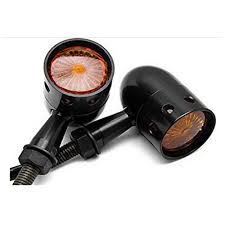 Cheap Dlll 2pcs Amber Universal Motorcycle Lens Retro Led Turn Signal Bulb Blinkers Light Indicator Side Marker For Harley Davidson Suzuki Honda Kawasaki Yamaha Bmw Scooter Retro Motorcycle Scooter
