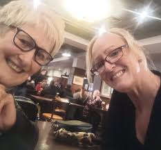 Great shot of Alex and Rob from Grateful Dead Fest at Warwick Valley Winery  8/28/22 Gratefully Yours Alex Mazur Robert Lloyd Schiff