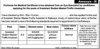 what is 6 9 6 12 6 18 eye vision for railways recruitment