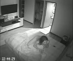 Masturbation: hacked Ip cam pillow humping - ThisVid.com