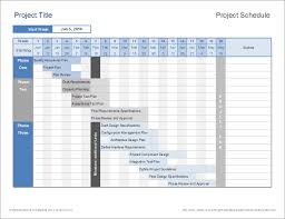 Download This Project Schedule Template To Create A Simple