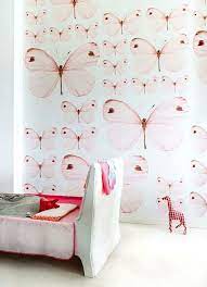 Butterflies On The Walls Handmade Charlotte Kids Bedroom Decor Kids Wallpaper Girl Room