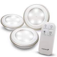 Check spelling or type a new query. Fosmon Wireless Led Puck Light 3 Pack With Remote Control Under Cabinet Lighting For Kitchen Closet Bedroom Bathroom Walmart Canada