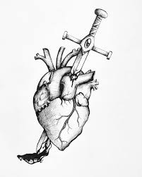 Onsoir Vous Allez Bien Pourquoi Un Coeur Avec Une Epee Eh Bien L Amour Peut Faire Mal Parfois Il Ne Nous F Epee Tatouage Dessin Coeur Dessins Coeur Brise