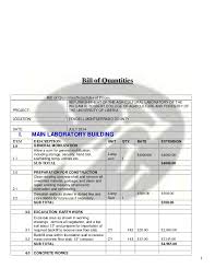 Structural steel estimating excel spreadsheet and structural steel estimating forms. Bill Of Quantities