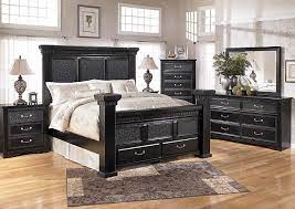 Jennifer Convertibles Cavallino Queen Mansion Bed Black Bedroom Furniture Bedroom Furniture Sets Bedroom Set