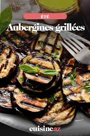 Aubergines Grillees Recette Aubergines Grillees Aubergine Recette