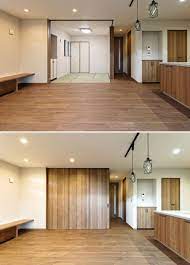 建築実例 新進建設株式会社 秦野市 伊勢原市 小田原市 平塚市の新築注文住宅 リフォーム 和室 扉 リフォーム 間仕切り 自宅で