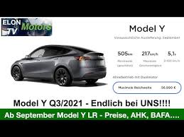Preis, reichweite & innenraum des tesla model y (2020). Model Y Q3 2021 Jetzt Bei Uns Tesla Info Preise Bafa Ahk Und M3 Y Ambiente Youtube