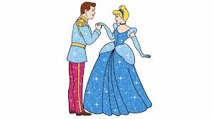 Cinderella And Prince Charming In 2020 Cinderella And Prince Charming Cinderella Drawing Princess