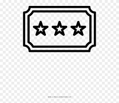 Ten colors starting in vivid purple and finishing in amaranth pink. Movie Ticket Coloring Page Icone Desconto Clipart 2143566 Pikpng