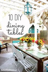 A congested maze of filing cabinets, paperwork, two. 10 Diy Dining Table Ideas Build Your Own Table