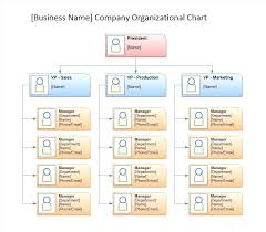 10 Efficient Free Organization Chart Template Word