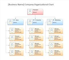 10 efficient free organization chart template word