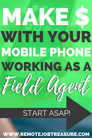 Field agent is a gig app that's been around since 2010 is open to anyone aged 18 or older. Pin On Work At Home Finding Legit Opportunities For Making Money