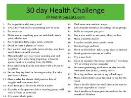 Nutritiouseats 30 Day Health Challenge 30 Day Health Challenge Health Challenge Challenges