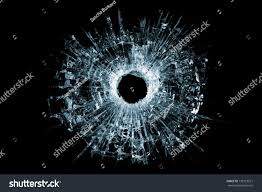 bullet hole in glass 1