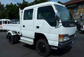 isuzu elf250 dual cab 4wd overland truck custom truck flatbeds mini trucks