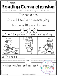Free Kindergarten Reading Comprehension Set 2 Reading Comprehension Free Kindergarten Reading Reading Comprehension Kindergarten
