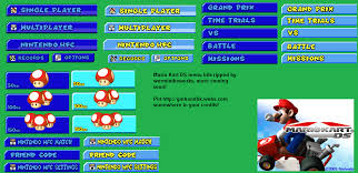 After spending afternoons killing ourselves on mario kart for nintendo ds, it's time to use cheats or codes as you like to call them to unlock some . Ds Dsi Mario Kart Ds Menu The Spriters Resource