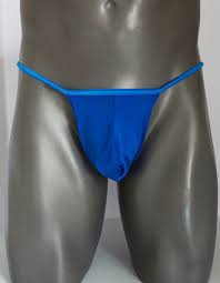 MEN'S CALIFORNIA MUSCLE SWIM BLUE THONG WITH BUILT-IN SUPPORT SIZE  SMALL | eBay