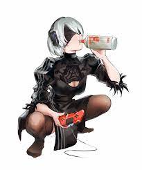 2b and kson (nier and 2 more) drawn by hyde_(tabakko) | Danbooru