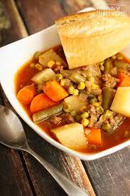 This Slow Cooker Vegetable Beef Soup Is One Of The Easiest Soups You Will Ever Make A Flavor Filled Soup The En Crock Pot Vegetables Beef Soup Recipes Recipes
