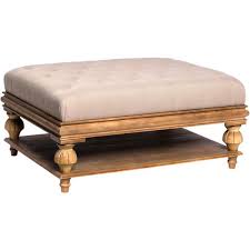 Dimensions Elements Rubbed Medium Brown Wood Ottoman 365 Liked On Polyvore Featuring Home Furniture Ottomans Grey Woode Wood Ottoman Furniture Ottoman