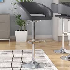 Nolte Adjustable Height Swivel Bar Stool Bar Stools Swivel Bar Stools World Market Dining Chairs