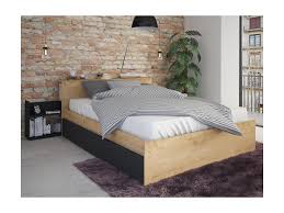 Letti con scomparti, letti con rete, letti a led o a baldacchino. Letto Industriale Cassetti Comodini Integrati140 X 190 Cm Frank