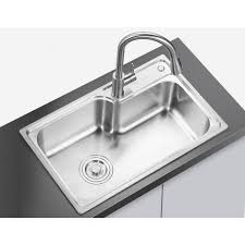 Evier A Encastrer En Inox Avec Accessoires 58 X 43 Cm 3701360529763