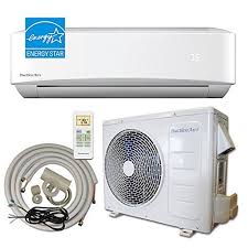 On the upside, portable air conditioners cool better and more efficiently than small window units. Buy Ductlessaire 18 000 Btu 21 Seer Energy Star Ductless Mini Split Air Conditioner And Heat Pump Variable Speed Inverter 220v Complete 25ft Installation Kit Included Online In Kuwait B010p3w46e