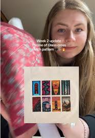 Throne of Glass Cross Stitch Week 2 Update