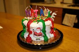 Christmas birthday cake with name edit. Christmas Cakes Decoration Ideas Little Birthday Cakes