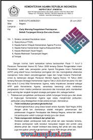 Sebagaimana diketahui kementerian agama memastikan memberikan tunjangan kinerja bagu guru pns madrasah dengan menerbitkan peraturan menteri agama nomor 29 tahun 2016. Surat Edaran Pengelolaan Pembayaran Selisih Tunjangan Kinerja Guru Dan Dosen