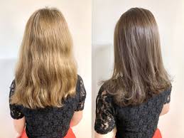 ブリーチ 後 暗め カラー