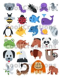 Animal Emojis Scrapbooking Emojis Animal Emoji Clipart Etsy In 2020 Emoji Clipart Scrapbook Images Collage Scrapbook
