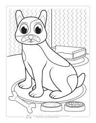 Maybe you would like to learn more about one of these? Pets Coloring Pages For Kids Itsybitsyfun Com
