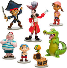 Buy Disney Store Disney Jr. Jake and The Never LandNeverland Pirates 7  Piece Action Figure Figurine Gift Play Set Online at Low Prices in India -  Amazon.in