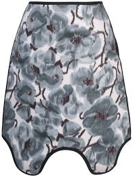 En focus studio floral dress. Calvin Klein Floral Patterned Skirt Blue Milanstyle Com