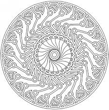 Mandalas are complex kaleidoscope designs that are a joy to fill with. Intricate Mandala Coloring Pages Coloring Home
