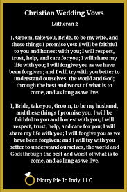 May 25, 2021 · hardly different from other christian wedding ceremony script, the baptist wedding ceremony script only has a slight variation in the vows, as depicted below. 25 Christian Wedding Vow Ideas Christian Wedding Vows Christian Wedding Wedding Vows