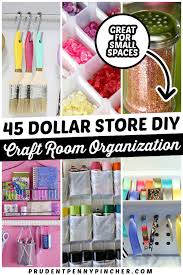 ‪45 Dollar Store Craft Room Organization Ideas - Prudent Penny Pincher‬‏