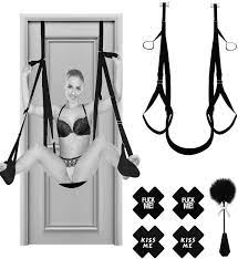 Amazon.com: BELSIANG Columpio sexual para parejas en la puerta, colgar en  la sujeción de la puerta, cinturón de entrenamiento de columpio de yoga,  columpios sexuales en la puerta correas ajustables : Salud