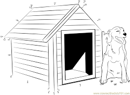 We ofer you a huge pack of coloring sheets here on this page, so the parents should save or print out some of these house coloring pages for their kids to engage them in a useful and entertaining activity. Diy Heated Dog House Dot To Dot Printable Worksheet Connect The Dots