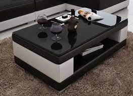> for more information on there are 5,534 suppliers who sells black and white coffee table on alibaba.com, mainly located in asia. Contemporary Black And White Leather Coffee Table W Black Glass Table Top My Aashis