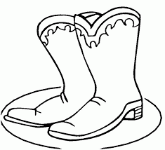 Welcome to one of the largest collection of coloring pages for kids on the net! Coloring Pages Cowboy Boots Coloring Home