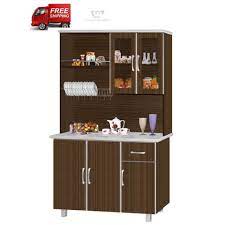 Dapat juga disebut dengan lemari atas dan lemari bawah. 46 Tall Kitchen Cabinet Kabinet Dapur Almari Pinggan Deliver Within Peninsular Malaysia Only Shopee Malaysia
