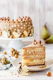 Kuchen und torten rezepte kochen und backen chefkoch backen backmischung cake rezepte kuchen rezepte einfach. Haselnusstorte Mit Birnenkompott Und Nougatsahne Mein Naschgluck